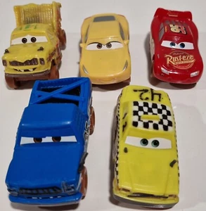 Disney Cars TACO, CRUZ, MCQUEEN, BROADSIDE & FAREGAME CRASHER CRAZY 8 RACER - Bild 1 von 7
