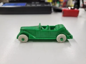 Vintage Hard Plastic 3" Toy Roadster - Good Condition - Green - Unbranded  - Picture 1 of 11