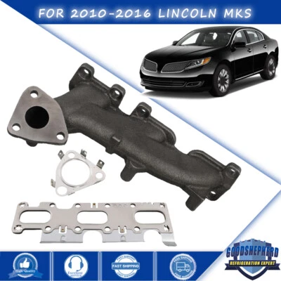 For Lincoln MKS 3.5L 2010-2016 Right Passenger Side Exhaust Manifold w/ Gasket - Image 1 of 4