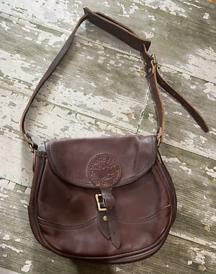 DULUTH PACK Bolso Bandolera Marrón Grande Cuero Calidad Hecho en EE. UU. Foto 1 de 4