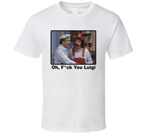 Fck You Luigi Super Mario Brothers Super Show Tv T Shirt - Picture 1 of 2