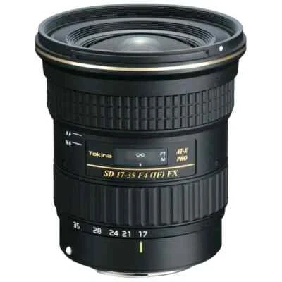 Tokina 17-35mm f/4 PRO FX Wide Angle Zoom Camera Lens - Image 1 of 3