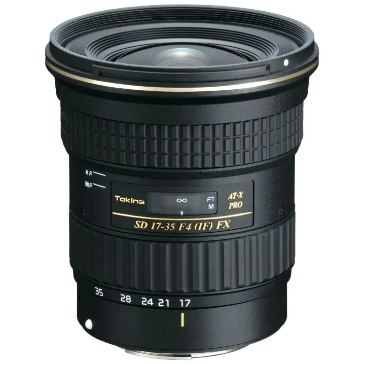 Tokina 17-35mm f/4 PRO FX Wide Angle Zoom Camera Lens - Image 1 of 3