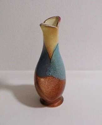 Keramik Vase Blumenvase VEB STREHLA DDR Vintage Ostalgie Mid Century 50 - 60er - Bild 1 von 4