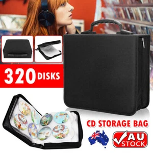 320 DVD CD Case DISC Holder Album Storage Folder Wallet Portable Bag Organizer - Picture 1 of 12