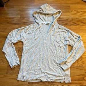 Vineyard Vines beige meliertes Modal leichtes Kapuzensweatshirt Gr. Small - Bild 1 von 5