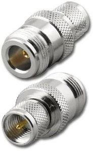 NEW Female N Jack to Male Mini UHF Plug Adapter RFA-8263 - Picture 1 of 1