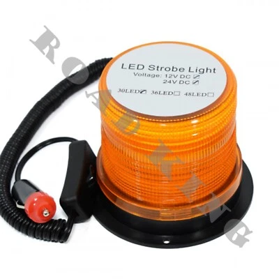 RK Lampeggiante LED Segnalatore Emergenza Calamita Magnetico Trattore Auto Camion