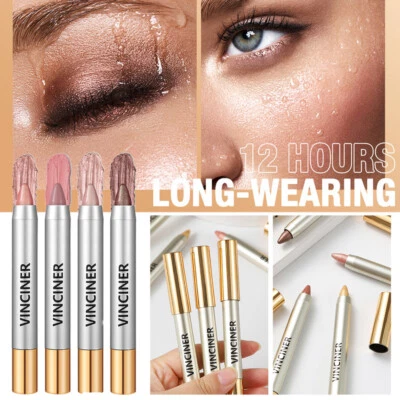 Pearlescent Eyeshadow Eyeshadow Stick Makeup Cosmetics Shiny Highlighter z - Image 1 of 4