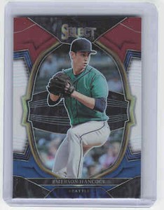 2023 Panini Select #27 Emerson Hancock Tri-Color Prizm