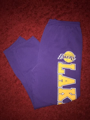 Vintage 80’s Los Angeles Lakers Trench Sweat Pants Men’s Large (FLAWED) Cover