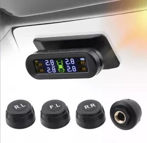Tire Pressure Monitoring System Sensors Solar TPMS Car Tyre Pressure Monitor AU - Bild 1 von 8