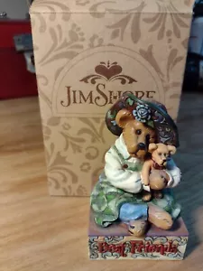 New in Box! Jim Shore Bearstone Meabell McBearsley with Teddy ...BEST FRIENDS - Picture 1 of 3