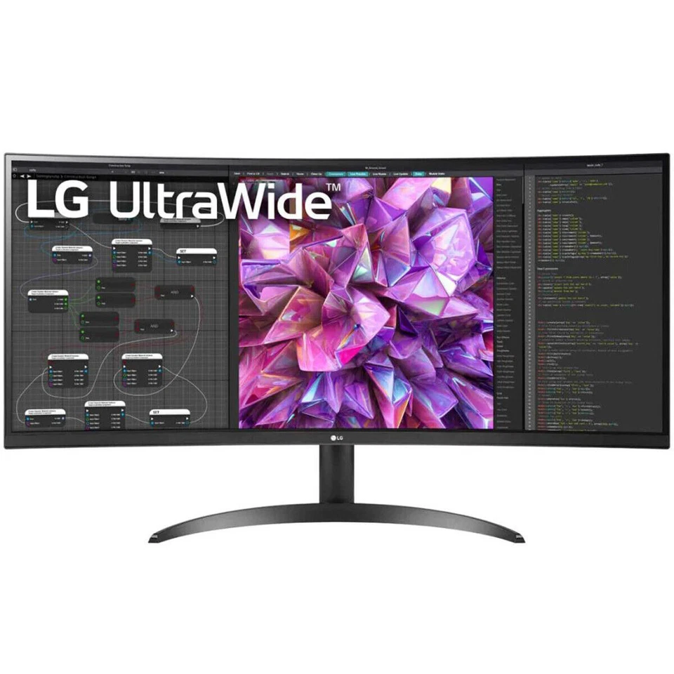 LG UltraWide 34WQ60C-B 34'' 3440 x 1440 QHD IPS HDR Curved Monitor
