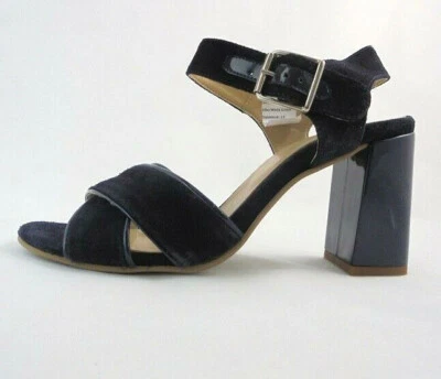 Alba Moda Sandalette Sandale Leder Marine Damenschuhe 41 7,5  - Bild 1 von 4