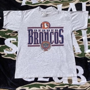Reprint Denver Broncos Rare Design 90s Classic Style T shirt vtg HN2207 - Picture 1 of 2