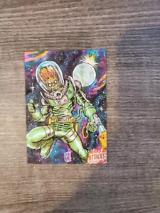 2021 Topps Mars Attacks Uprising sketch card 1/1 artist unknown - Picture 1 of 2