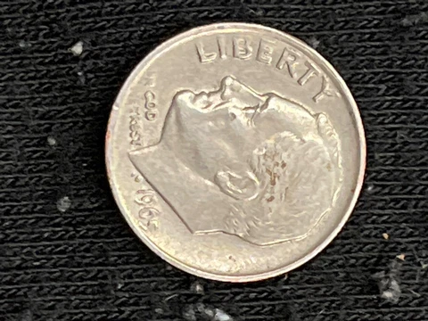 1965 roosevelt dime Silver Very Rare Coin In great Shape!!! silver Rare!!!! Cover