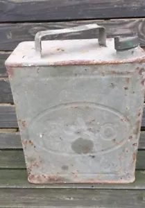 Vintage Esso Petrol Can And Esso Cap, garage, mancave, etc - Picture 1 of 19