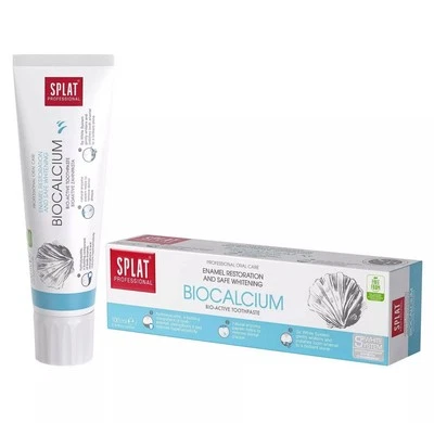 Splat Enamel Restoration And Safe Whitening Toothpaste Biocalcium 100g / 3.4 Oz - Image 1 of 4