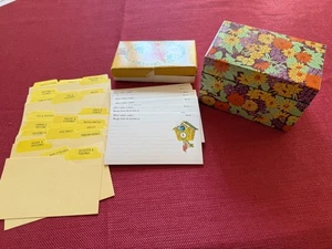 Vintage Syndicate Tin Metal Recipe Box House w/ Recipe cards/Dividers - Picture 1 of 11