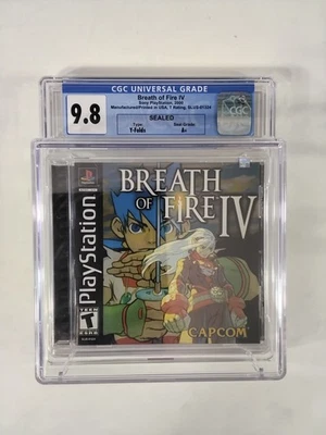 Breath of Fire IV (Sony PlayStation 1, 2000) - CGC 9.8 - Image 1 of 4