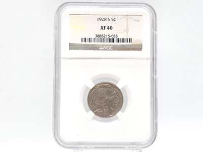 1928 NGC XF40 Buffalo Nickel **Great Coin** 15-055 - Image 1 of 4