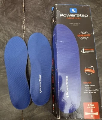 Plantillas ortopédicas Powerstep originales de longitud completa para hombre 3-3,5 para mujer 5-5,5 ASM  Foto 1 de 4