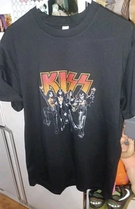 KISS Herren T-Shirt Retro Rock Band Destroyer Grafik Gr. XL schwarz NEU - Bild 1 von 4