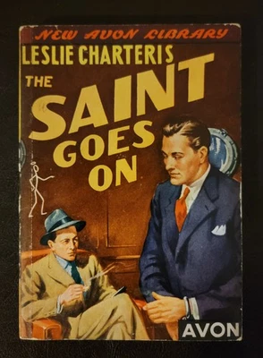 The Saint Goes On Leslie Charteris Avon (без номера) 34 1943 Simon Templar - Изображение 1 из 4