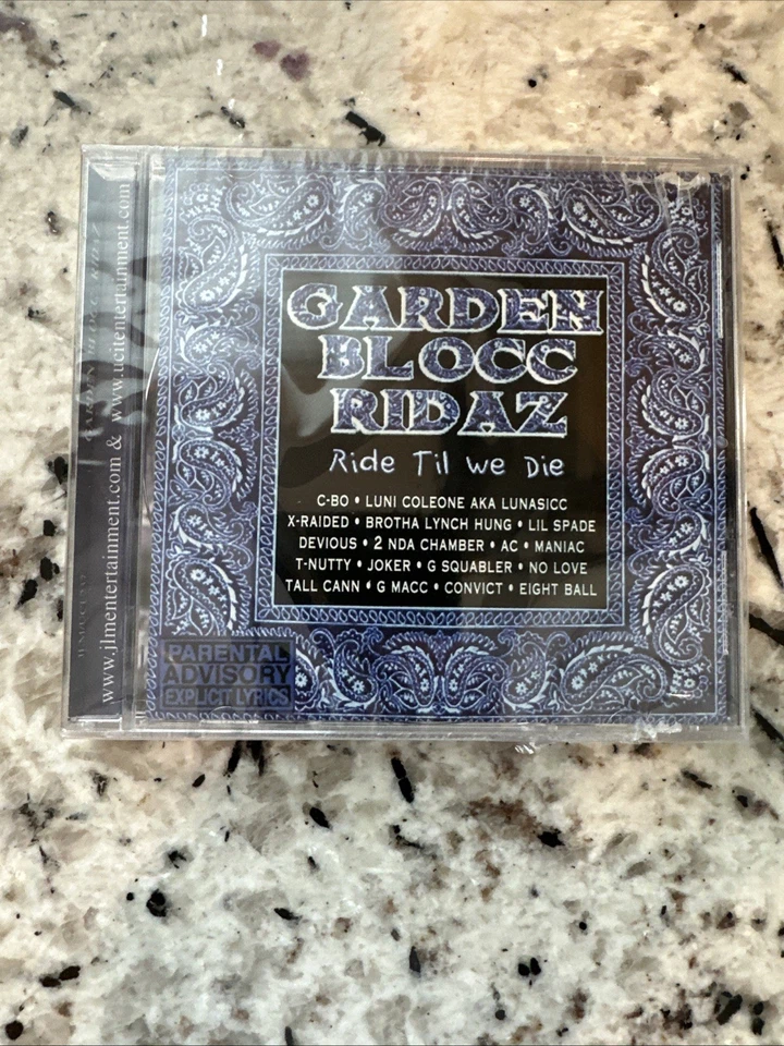 GARDEN BLOCC RIDAZ RIDE TIL WE DIE RARE OOP SAC/BAY CLASIC BROTHER LYNCH XRAIDED - Image 1 of 4