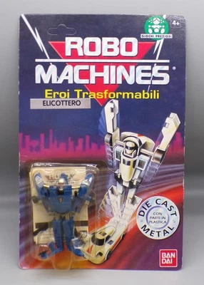 Figura de acción Bandai ROBO MACHINES 1982 de colección GoBots FLIP TOP sellada Italia sin usar, en caja Foto 1 de 4