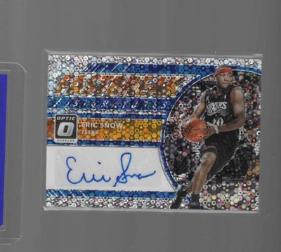 2017-18 Donruss Optic Fastbreak Signatures Eric Snow Autograph #FB-ESN NM - Image 1 of 2
