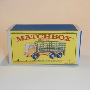 Matchbox Lesney  4d Dodge Stake Truck E Style Repro Box - Picture 1 of 4