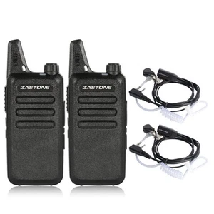 X6 Rechargeable Long Range Two-Way Radios with Earpiece 2 Pack 3W 16-Channel ... - Picture 1 of 7