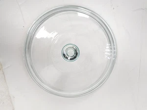 Pyrex 624C Clear Glass Lid Fits 2 Quart Round 9" Casserole Dish Bowl - Picture 1 of 6