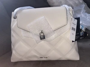 Nine West Inez Large Purse White - Picture 1 of 7