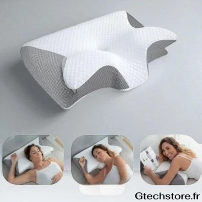 Orthopedic Memory Foam Pillow, Ergonomic Anti-static, Anti-apnea - Image 1 of 4