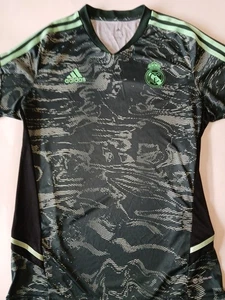 Adidas RMCF Real Madrid Trio 2022 Training Jersey Green Mens Large - Picture 1 of 24
