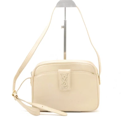 Yves Saint Laurent Shoulder Tote Stitch Bag Leather Vintage YSL Authentic #1011 - Image 1 of 4