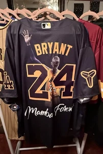 BRAND NEW! KOBE BRYANT JERSEY 3X STITCHED PATCHES NIKE AUTHENTIC! MAMBA FOREVER - Picture 1 of 2