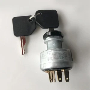 Ignition Switch with 2 Keys Fit For Case Skid Steer Loader 1835B 1835C 1840 ab - Picture 1 of 4
