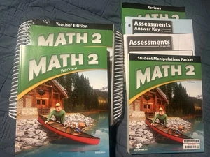 BJU Press Math 2 Curriculum 5th Edition Full Curriculum BRAND NEW - 2nd Grade - Picture 1 of 7