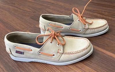 Sebago Women’s Docksides Taupe Loafers B500022 Size 10 New With Box - Image 1 of 4