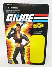 GI Joe Zarana Sister to Zartan Black Proof Card Backing Unpunched SDCC 2011 New
