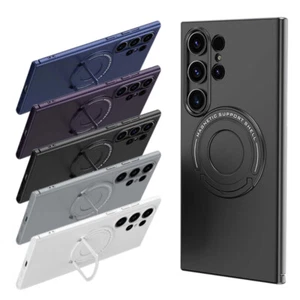 Magnetic Hülle für Samsung S24 Ultra S23 Plus Handy Ring Schutzhülle Tasche Case - Bild 1 von 24