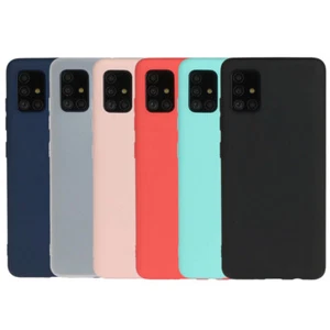 For Samsung A01 A21S A51 A71 A52 A72 Shockproof Case Slim Matte Soft TPU Cover - Picture 1 of 21