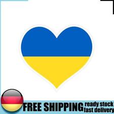 Produktbild - Heart Shape Ukrainian Flag Car Sticker Funny Ukraine Window Refrigerator Decals 