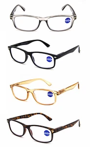 Gafas de lectura con bisagra de primavera con bloqueo de luz azul para mujeres y hombres - Imagen 1 de 10
