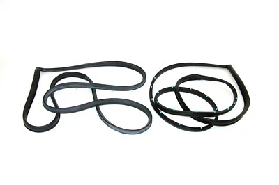 1987-1990 Chevrolet Caprice new rubber front door weatherstrip seals, pair - Image 1 of 2